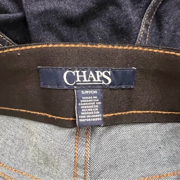 Chaps NWOT Pull on Skinny Denim size Small Dark wash - Picture 6 of 7